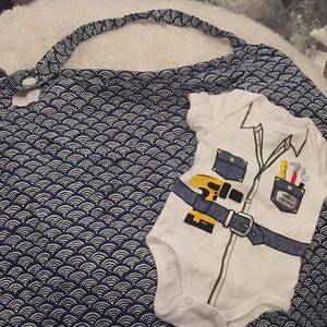 Bundle! Breastfeeding cover~up & 6 month onesie